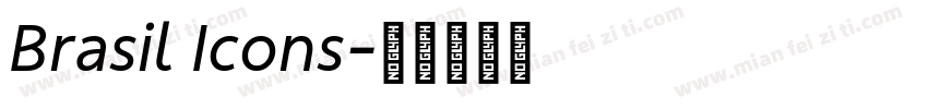 Brasil Icons字体转换